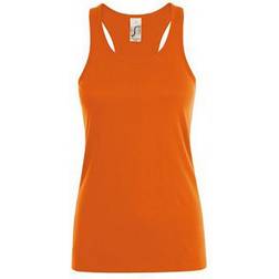 Sols Women's Justin Sleeveless Vest - Orange