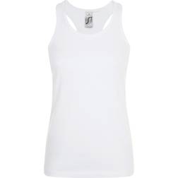 Sols Women's Justin Sleeveless Vest - White