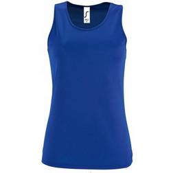 Sols Women's Sporty Performance Sleeveless Tank Top - Royal Blue