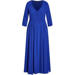 City Chic Trendy Desire Maxi Dress Plus Size - Cobalt