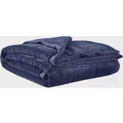 Madison Park Coleman Blankets Blue (228.6x167.64cm)