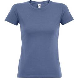 Sol's Women's Imperial Round Neck T-shirt - Blue