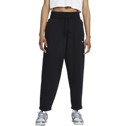 Nike Women's Sportswear Phoenix Fleece Curve High Waist Sweatpants - Black/Sail