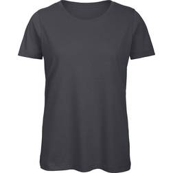 B&C Collection Women's Favourite Organic Crew T-shirt - Dark Grey
