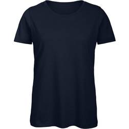 B&C Collection Women's Favourite Organic Crew T-shirt - Navy Blue