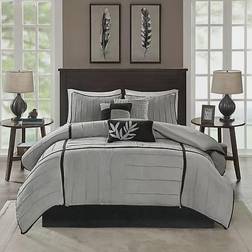 Madison Park Connell Bedspread Grey (228.6x228.6cm)