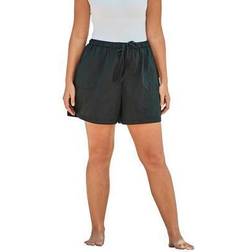 Plus Women's Taslon Coverup Bottom with Elastic Waist by Swim 365 in (Size 26/28) Swimsuit Bottoms