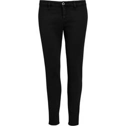 Sols Women's Jules Chino Trousers - Black