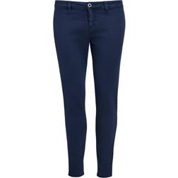 Sols Women's Jules Chino Trousers - French Navy