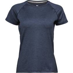 Tee jays Women's Cool Dry Short Sleeve T-Shirt - Navy Melange