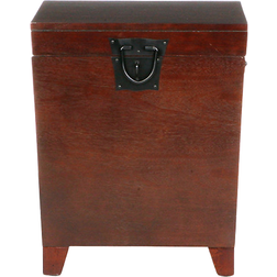 Southern Enterprises Pyramid Trunk Small Table 21.2x21"