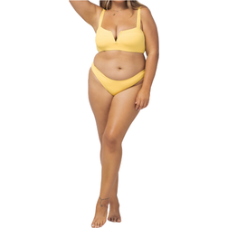 L*Space Ribbed Lee Lee Bikini Top - Lemon Drop