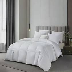 Martha Stewart White Duck Down and Feather Bedspread White (228.6x172.72)