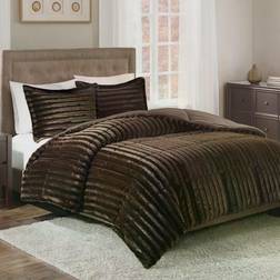 Madison Park Duke Bedspread Brown (228.6x228.6cm)
