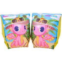 Sun Club Inflatable Pink Dragon Swimming Arm Floats 3-6 years