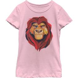 Fifth Sun Big Girls Lion King Mufasa Short Sleeve T-shirt