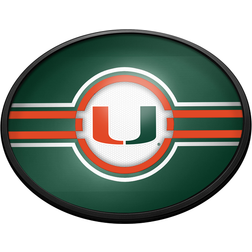 The Fan-Brand Miami Hurricanes Slimline Illuminated Team Wall Sign