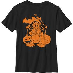 Fifth Sun Mickey & Friends Scared Donald Duck Halloween Graphic Tee