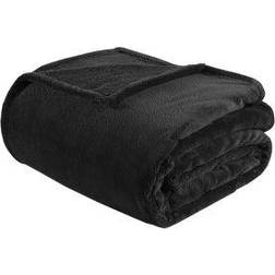 Intelligent Design Microlight Plush Blankets Black (233.68x172.72)