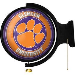 The Fan-Brand Clemson Tigers Team Logo Rotating Lighted Wall Sign