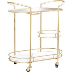 Zimlay Contemporary Bar Trolley Table 16x31"