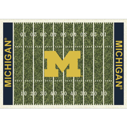 Imperial Michigan Wolverines 5'4'' x 7'8'' Home Field Rug