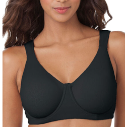 Comfort Choice Petal Boost Underwire Bra - Black