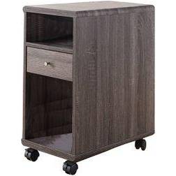 Benzara BM148899 Bedside Table 20x11.5"