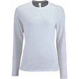 Sol's Imperial Long Sleeve T-shirt - White