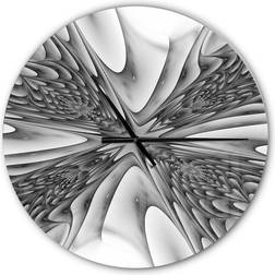 Design Art Fractal 3D Magical Depth Wall Clock 23"