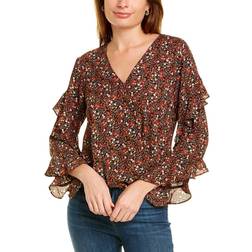 Max Studio Surplice Blouse - Multi