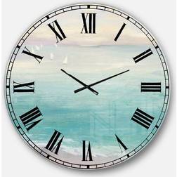 Design Art From The Shore Wall Clock 23"