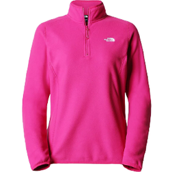 The North Face 100 Glacier 1/4 Zip Fleece Women's - Fuschia Pink