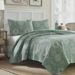 Tommy Bahama Turtle Cove Quilts Green (228.6x228.6)