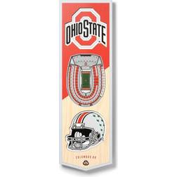 YouTheFan Ohio State Buckeyes 3-D Stadium Banner