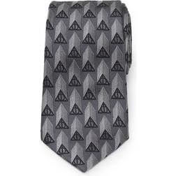 Harry Potter Deathly Hallows Silk Tie - Gray