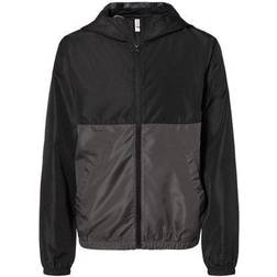 B36876513 Youth Lightweight Windbreaker Zip Jacket, & Graphite