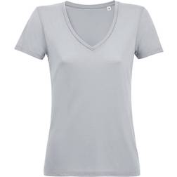 Sols Motion V Neck T-shirt - Pure Grey