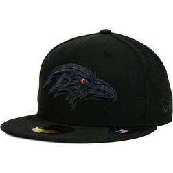 New Era Baltimore Ravens Black on Black 59FIFTY Cap Men - Black