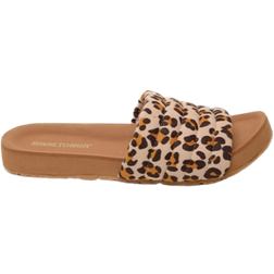 Minnetonka Heidi - Cream Leopard Print