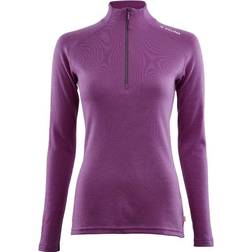 Aclima WarmWool Mockneck Women - Sunset Purple