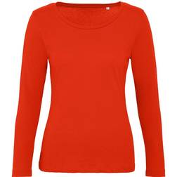 B&C Collection Women's Inspire Long Sleeve T-shirt - Fire Red