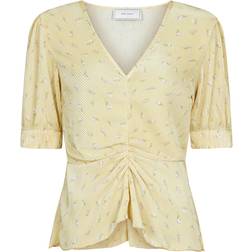 Neo Noir Litzy Floral Blouse - Yellow