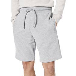 Superdry Vintage Logo Jersey Shorts - Athletic Grey Marl