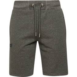 Superdry Vintage Logo Jersey Shorts - Rich Charcoal Marl