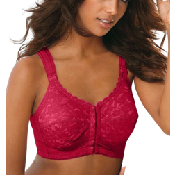 Comfort Choice Lace Wireless Posture Bra - Classic Red