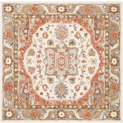 Safavieh Trace Collection Red, Beige 72x72"