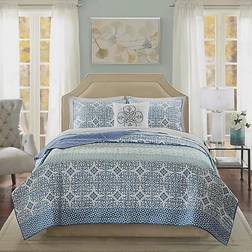 Madison Park Sybil Bedspread Blue (218.44x198.12cm)