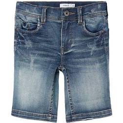 Name It Theo Noos Shorts - Medium Blue Denim (13197351)