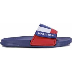 Nautica Colorblock Logo - Navy